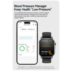 2026 New Model Uric Acid & Lipid Health Analysis Smart Watch Men ECG+PPG Bluetooth Call 2.01-inch Flashlight Smartwatch Women