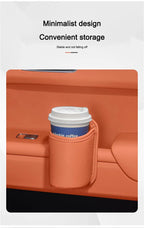For Toyota Car Door Water Cup Holder Back Seat Drink Rack Leather Storage  Corolla Yaris Prius Camry Auris Avensis car sticker