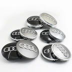 4PCS 60mm 61mm 68mm 69mm 77mm Car Wheel Center Cap Hub Cover Badge For Audi A6 A3 A4 A5 A6 Q2L Q3 Q5 Q7 Q8 R8 Hubcap Accessories