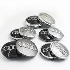 4PCS 60mm 61mm 68mm 69mm 77mm Car Wheel Center Cap Hub Cover Badge For Audi A6 A3 A4 A5 A6 Q2L Q3 Q5 Q7 Q8 R8 Hubcap Accessories