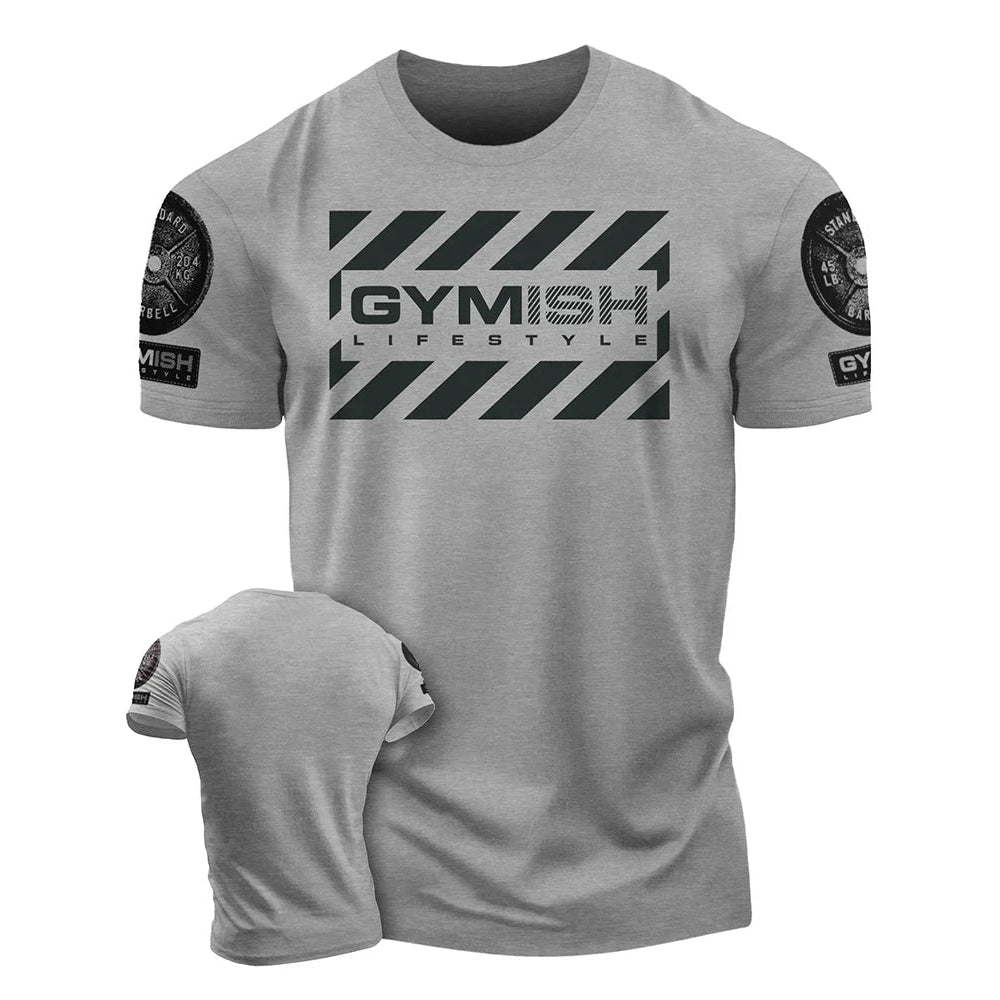 The 3D printed men's T-shirt for the summer of 2025 is a bestseller for sports fitness exercise casual fashion and lightness