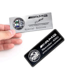 3D Aluminum Car Side Body Trunk Emblem Decoration Sticker For Mercedes Benz AMG Class GLK GLA CLA GLB W108 W447 W204 W205 Fortwo