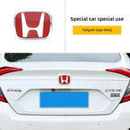 Car Logo Front Grille Trunk Steering Wheel Emblem Decorate Sticker For Honda 2006-2025 Civic FIT HRV Vezel Avancier Accessories