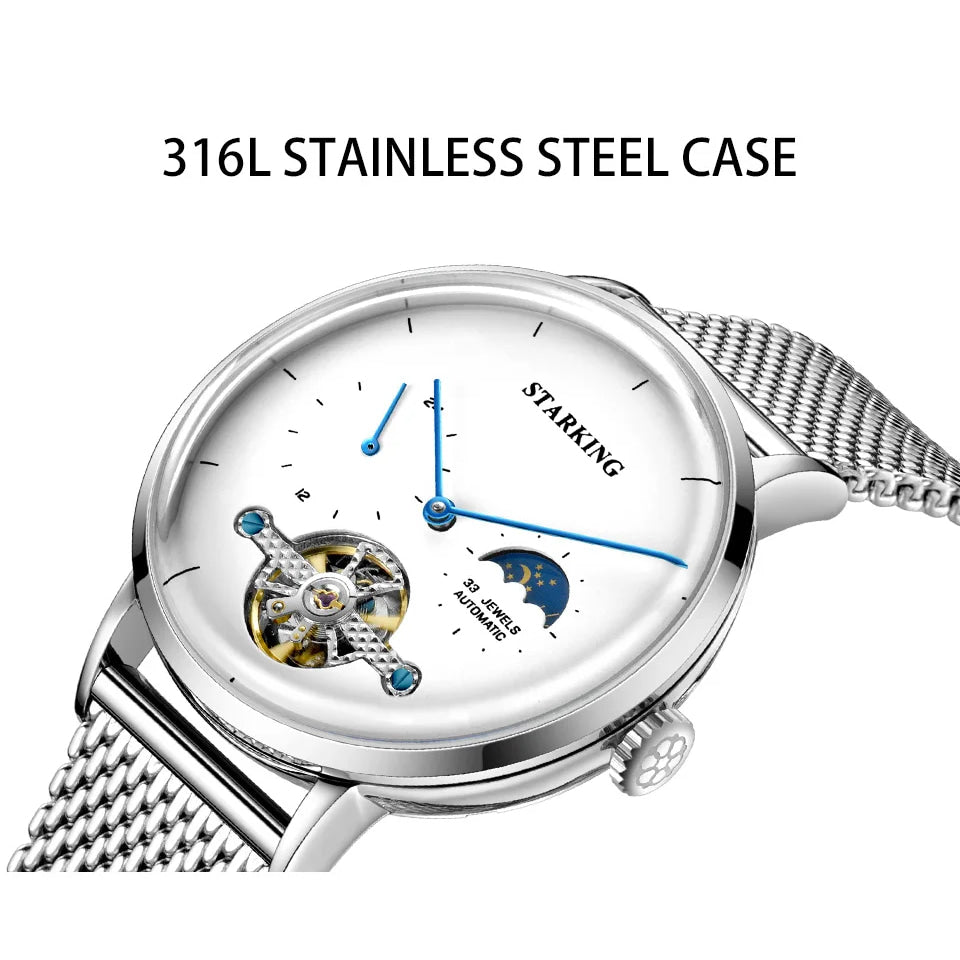 Classic Men's Watches Tourbillon Multi-function Full Automatic Men Watch High end Male Steel Strap Waterproof Wrist watches