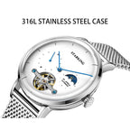 Classic Men's Watches Tourbillon Multi-function Full Automatic Men Watch High end Male Steel Strap Waterproof Wrist watches