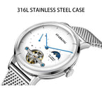 Classic Men's Watches Tourbillon Multi-function Full Automatic Men Watch High end Male Steel Strap Waterproof Wrist watches