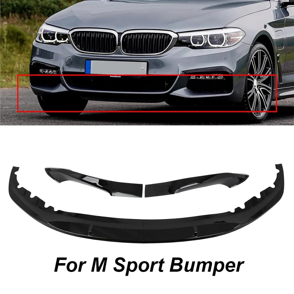 Bumper Lip For BMW 5 Series G30 G31 M Sport 2017 2018 2019 2020 Car Front Bumper Lip Splitter Spolier Diffuser Body Kit Tuning