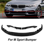 Bumper Lip For BMW 5 Series G30 G31 M Sport 2017 2018 2019 2020 Car Front Bumper Lip Splitter Spolier Diffuser Body Kit Tuning