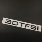 AUDI A1 4 Ring logo ABS Black Car Hood Front Bonnet Grill Rear Trunk Emblem Badge Sticker A1 Mark 30TFSI Emblem For Audi A1