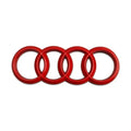 For Audi Alloy Car Steering Wheel Emblem Replaced Sticker A6 A6L A3 A4L A5 A7 A8L A1 Q6 Q7 Q8 TT S5 S7 S8 RS7 RS6 Side Decals