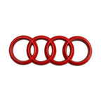 For Audi Alloy Car Steering Wheel Emblem Replaced Sticker A6 A6L A3 A4L A5 A7 A8L A1 Q6 Q7 Q8 TT S5 S7 S8 RS7 RS6 Side Decals