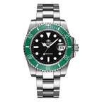 ADDIESDIVE Men's Classic Watch with Ceramic Bezel 200m Water Resistant Casual Quartz Watch BGW9 Blue Luminous Gift Watch MY-H3-2