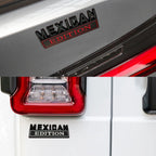 Mexican Edition Metal Car Emblems - Ideal for Hood, Trunk, Fenders, Doors of Nissan, GM, VW, Toyota, Chevy