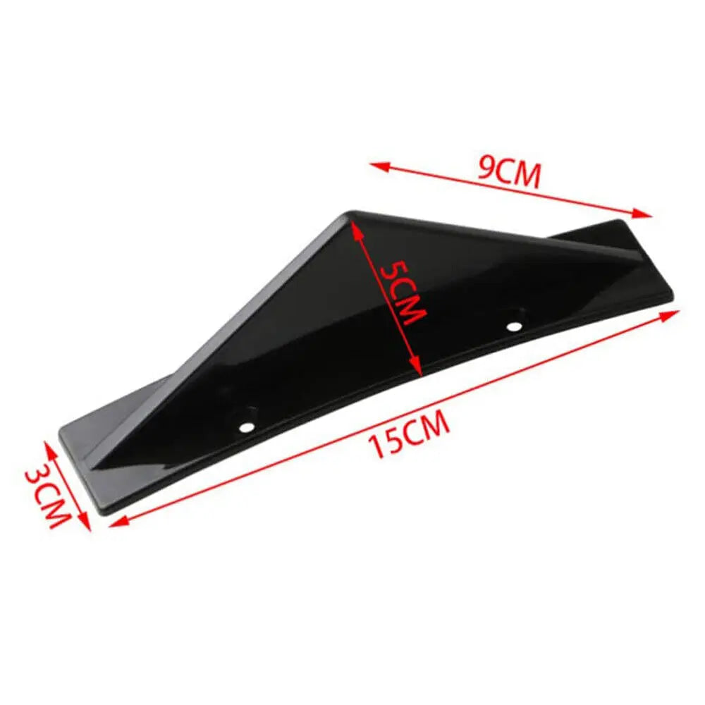 LAICY For Chevy Corvette C7 Z06 GS 14-19 Car Rear Bumper Lip Rear Diffuser Shark Fins Curved Spoiler Lip Wing Splitter 4 Fin