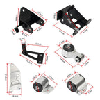 Engine Mounting Bracket Engine Swap Mount Kit Set For 2006-2011 Honda Civic Si K20 K24 FA FG FD