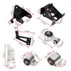 Engine Mounting Bracket Engine Swap Mount Kit Set For 2006-2011 Honda Civic Si K20 K24 FA FG FD