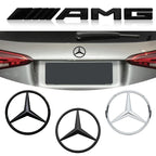 1Pcs ABS Car Rear Decal Trunk Emblem Sticker Mercedes Benz Replace Accessories For W204 W222 W205 W177 W212 W213 X253 W203 W176