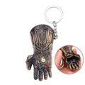 Movies The Avengers Thanos Infinity Gauntlet Bottle Opener Keychain Backpack Accessories Kids Keyrings Holder Pendant Gift