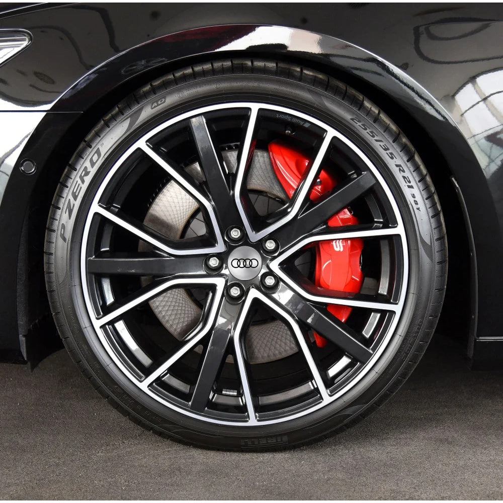 56/60/65MM Car Wheel Hub Caps Auto Emblem Tyre Center Covers Accessories For Audi A1 A2 A3 A4 A5 A6 A7 A8 Quyttro Sline RS Q2 Q3