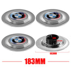 4Pcs 183mm Floating Car Wheel Center Caps Rims Hub Cover For BMW 50TH M Performance M3 M5 M6 F01 F20 F10 F13 F15 F16 F30 F34 F32