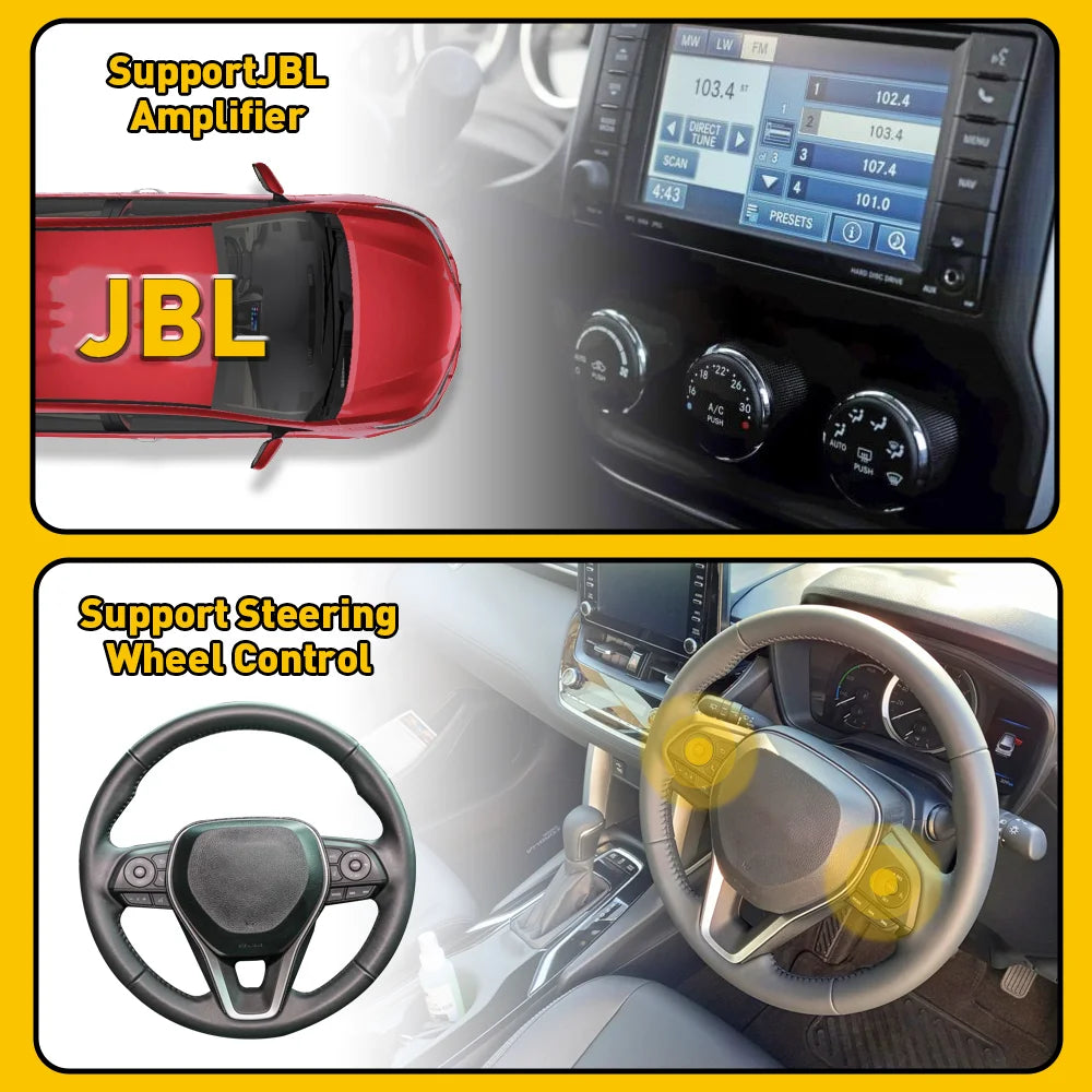 16PIN Radio Wire Harness For Toyota Corolla Highlander Camry Tundra Car Stereo Radio Power Harness Cable Wire Adapter JBL AMP