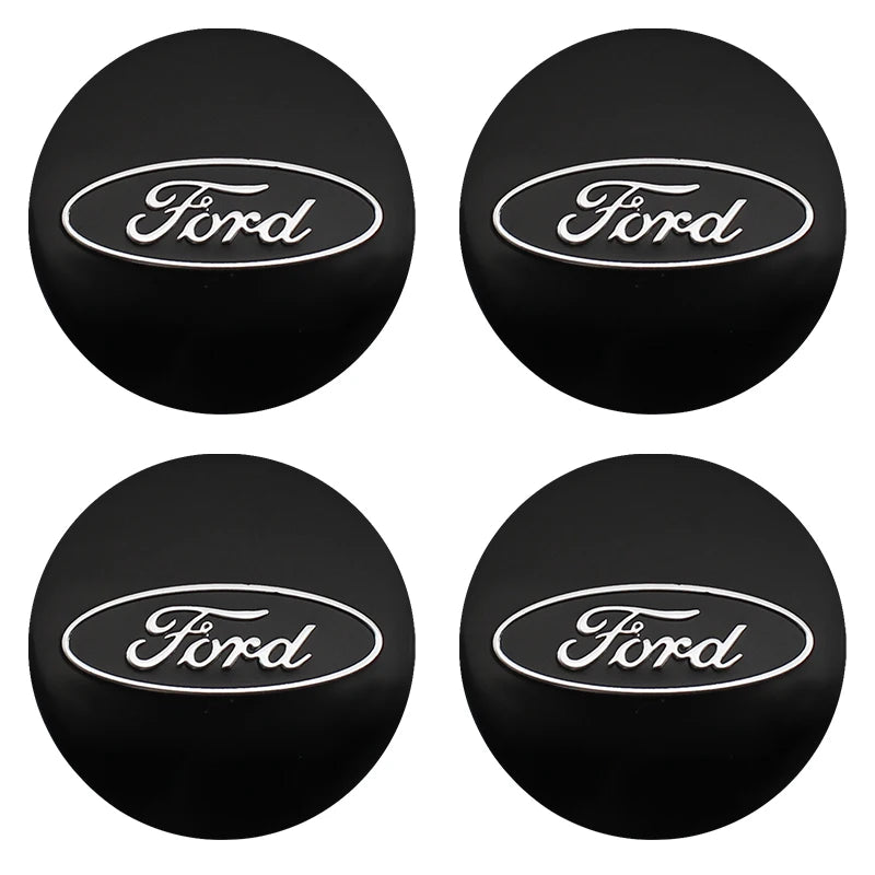 4Pcs 56mm 60mm 54mm Car Wheel Center Hub Cap Rim Cover Stickers For Ford Focus Mondeo Edge Ecosport Ranger Fiesta Fusion Kuga