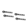 Car Audio Decorate 3D Aluminum Badge Emblem Stickers For Lexus IS250 IS200 CT200h GS300 LS430 RX450h LX570 IS300 ES RX LS IS NX