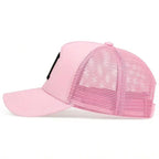 Unisex Personality Letter Embroidery Baseball Net Caps Spring Summer Outdoor Fishing Hat Adjustable Casual Hats Sunscreen Hat