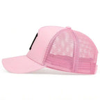 Unisex Personality Letter Embroidery Baseball Net Caps Spring Summer Outdoor Fishing Hat Adjustable Casual Hats Sunscreen Hat