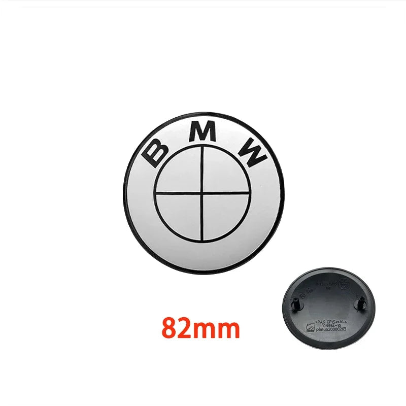 45/74/82mm automobile ABS front and rear logo hub covers are suitable for BMW Group's new badge decoration accessories.