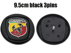 1pcs 6cm 9.5cm 12cm 3D ABS Car Front Logo Steer Wheel Rear Bumper Tail Door Trunk Emblem Sticker Styling Accessories