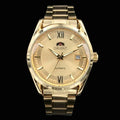 Orient Double Lion Classic Watch Series Gold - Tone Stainless Steel Automatic Mechanical Wristwatch Brand New Top Men's Watch