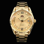 Orient Double Lion Classic Watch Series Gold - Tone Stainless Steel Automatic Mechanical Wristwatch Brand New Top Men's Watch