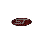 Ford Carbon Fiber Steering Wheel Sticker Emblem Logo Car Interior Accessory For Escape Edge Focus Ranger Kuga Mondeo Fiesta