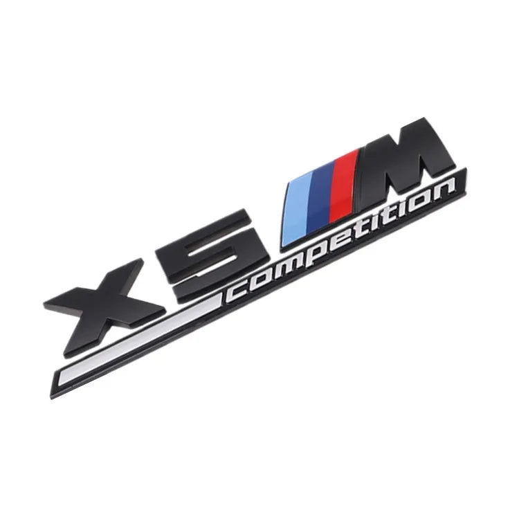 3D Metal Thunder Rear Tail Side Label Sticker Accessories For BMW X1 X2 X3 X4 X5 X6 X7 iX3 E46 E70 E90 F07 F10 F20