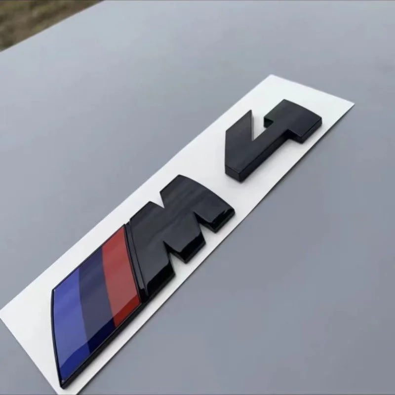 3D Emblem Car Fender Side Rear Trunk Badge M Logo Sticker Number Decal For BMW M1 M2 M3 M4 M5 M6 M7 Performance Auto Accessories