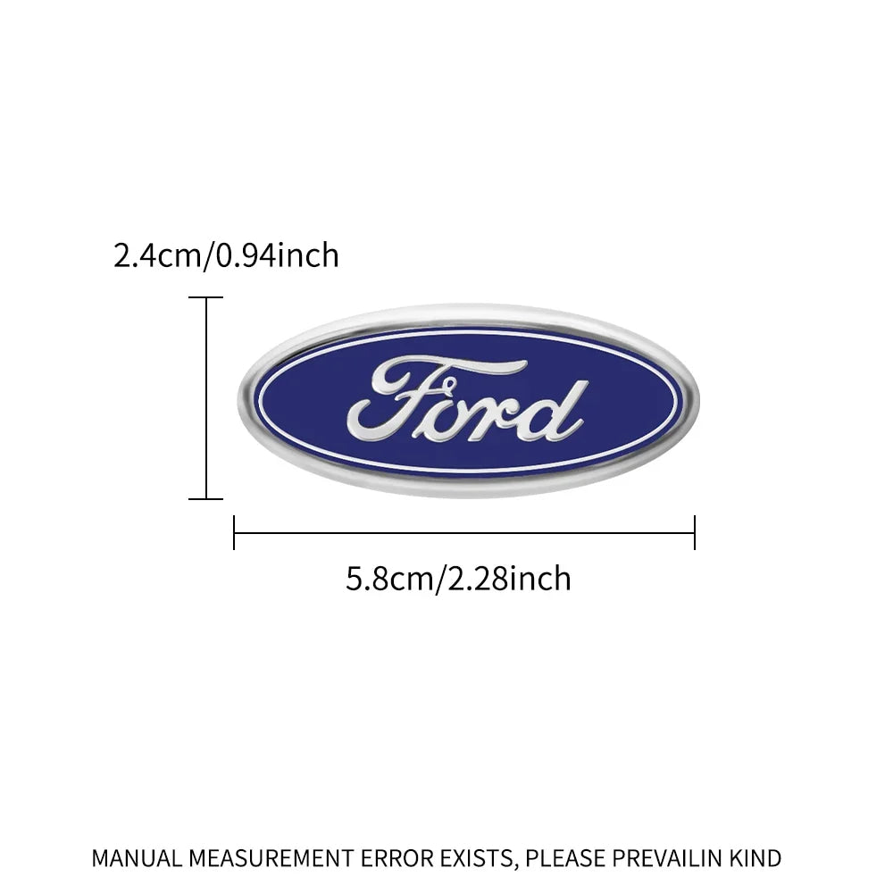 Car Styling Steering Wheel Center Cover Sticker Badge Decor Auto Accessories For Ford Focus Mk4 Kuga Fiesta Mk7 Explorer Mustang