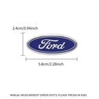 Car Styling Steering Wheel Center Cover Sticker Badge Decor Auto Accessories For Ford Focus Mk4 Kuga Fiesta Mk7 Explorer Mustang