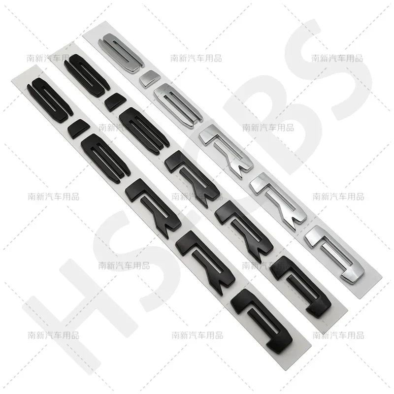 new old letter logo car stickers for GMC sierra Rear Trunk Emblem Logo boot label trunk modified Accessories decoration decals