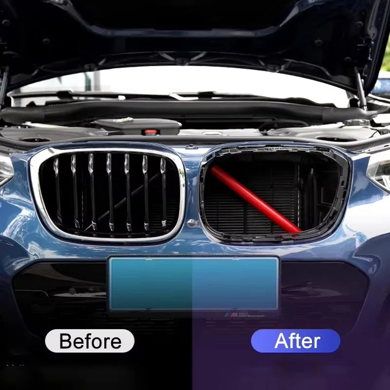 For BMW X3 G01 F25 X4 G02 F26 X5 G05 2011-2015 2016 2017 2018 2019 2020 2021 2022 Car Front Grille Trim Strips Cover Accessories