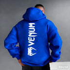 Men's Pattern Hoodies –Bold Back Prints MMA Inspired Streetwear Loose Fit Perfect for Gym  Casual Wear Limited Edition Designs