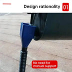 Embudo de aceite de motor de gasolina para repostaje de motocicleta y coche de plástico, herramienta de transporte de filtro, accesorios de embudo de cambio de aceite