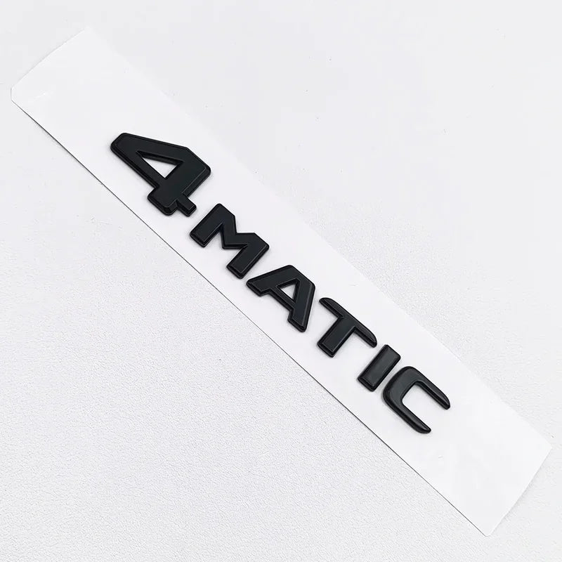 3D ABS Black A35 A45 A160 A180 A200 A250 Logo Letters 4MATIC Badge Car Rear Star Sticker AMG Emblem For Mercedes Benz