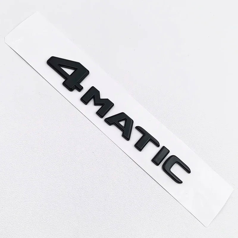 3D ABS Black A35 A45 A160 A180 A200 A250 Logo Letters 4MATIC Badge Car Rear Star Sticker AMG Emblem For Mercedes Benz