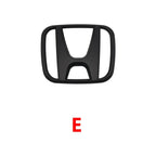 ABS Car Front Hood Grille Emblem Rear Trunk Badge Sticker for Honda CR-V STEPWGN Civic Accord City XR-V Envix ODYSSEY VEZEL Fit