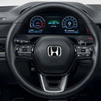 Car Steering Wheel Emblem H-Sticker For Honda Civic Accord City CRV Jade Fit Odyssey Hybrid Red Black Blue Interior Modification