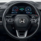 Car Steering Wheel Emblem H-Sticker For Honda Civic Accord City CRV Jade Fit Odyssey Hybrid Red Black Blue Interior Modification