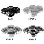4Pc 56/60mm Wheel Center Hub Rim Caps Car Wheel Hub Covers Fit For Nissan X-Trail Qashqai Almera Note Leaf J10 Teana V36 Tiida