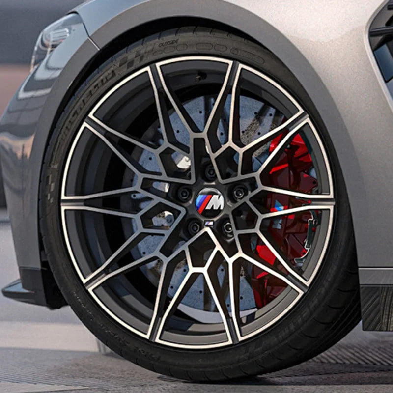 4Pc 56mm 60mm 65mm Car Wheel Center Hub Cap Rim Cover Stickers For BMW E36 E39 E46 E60 E90 E90 F01 F10 F30 G01 G20 G21 G30 G11 M