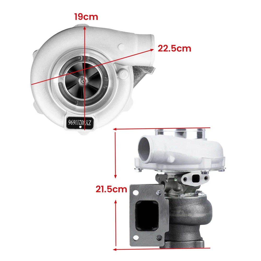 GT30 GT3037 GT3076 T3 Flange 2.5L-3.0L 0.82 Water Turbocharger 4/6 cyl 500+HP
